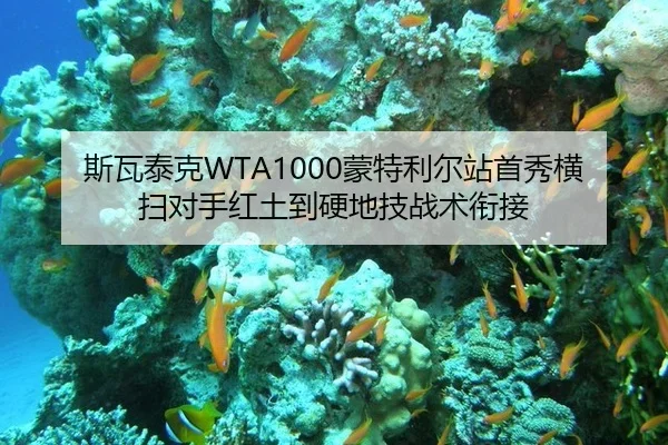 斯瓦泰克WTA1000蒙特利尔站首秀横扫对手红土到硬地技战术衔接